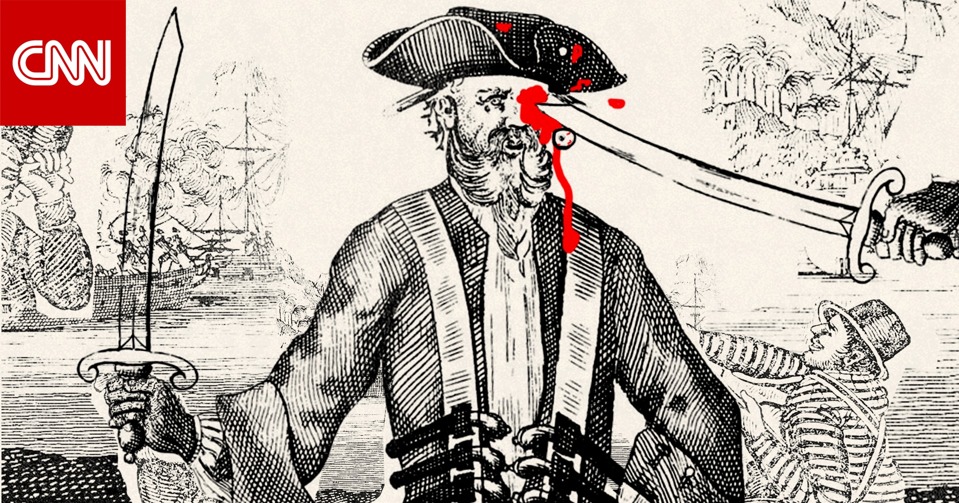 لماذا يرتدي القراصنة رقعة قماش أو جلد لتغطية أعينهم؟