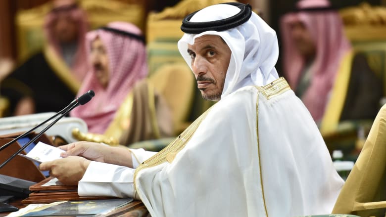 رئيس وزراء قطر الشيخ عبدالله بن ناصر آل ثاني خلال القمة