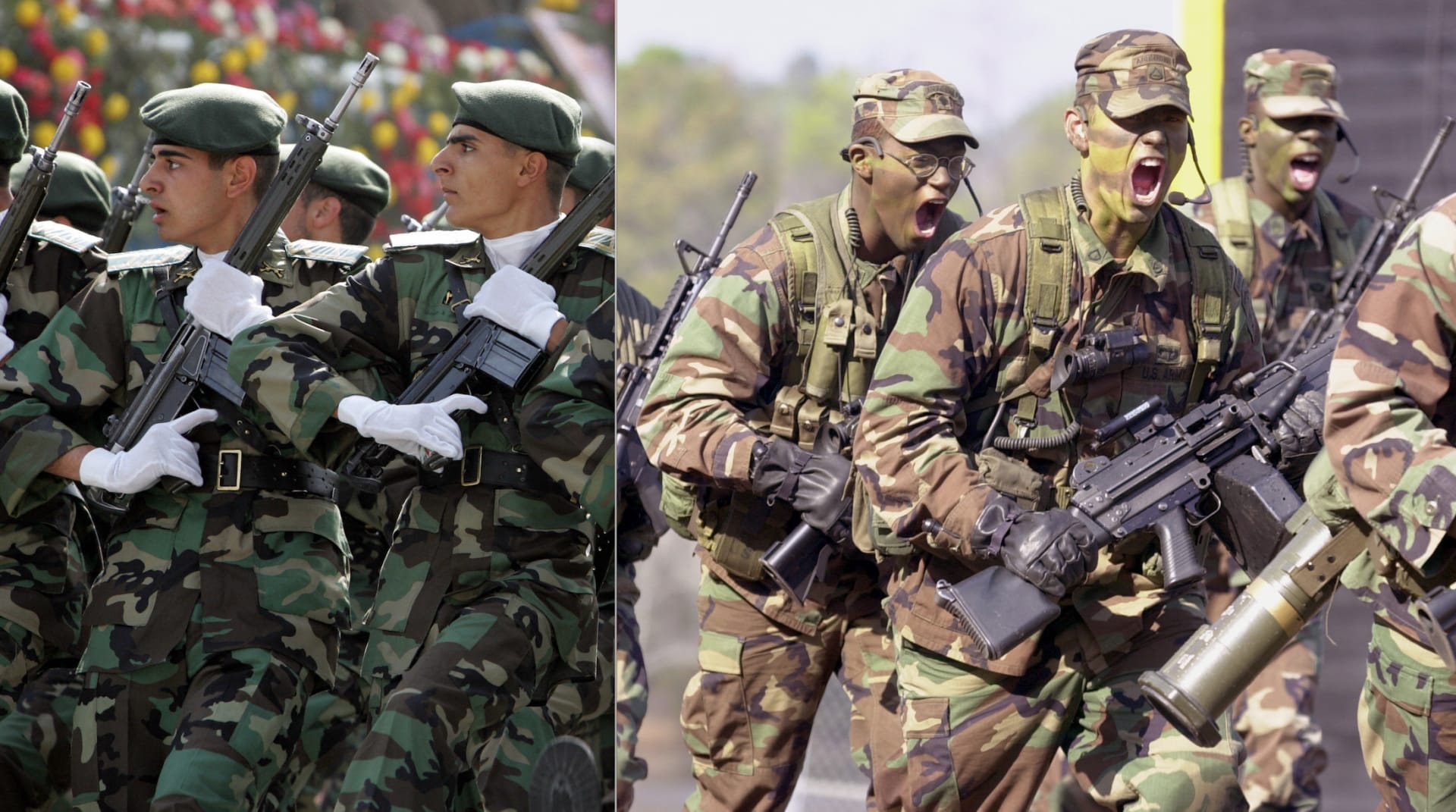 مقارنة بين قدرات الجيش الأمريكي ونظيره الإيراني - CNN Arabic