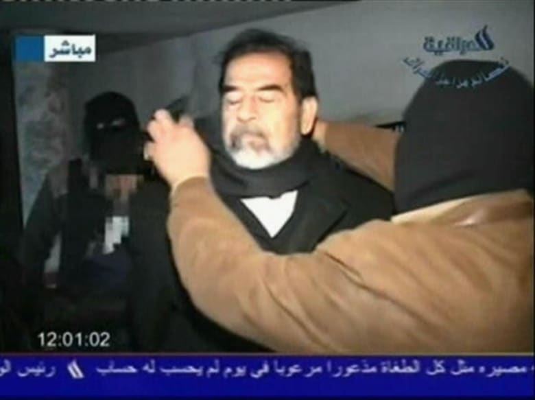 وصف صدام حسين بـ البطل القومي المغوار بكري سيبقى إعدامك وصمة
