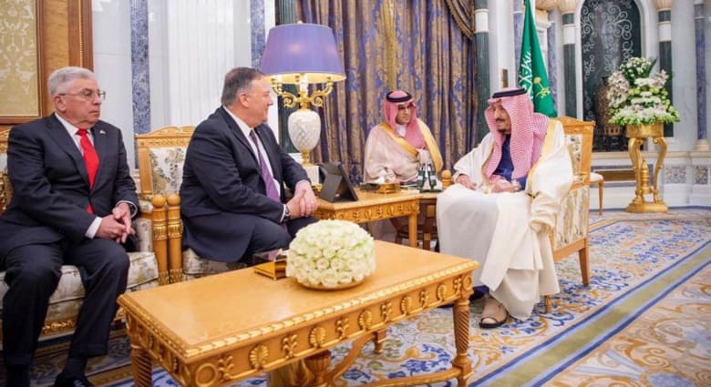 نتيجة بحث الصور عن الملك سلمان يلتقي وزير الخارجية الأمريكي