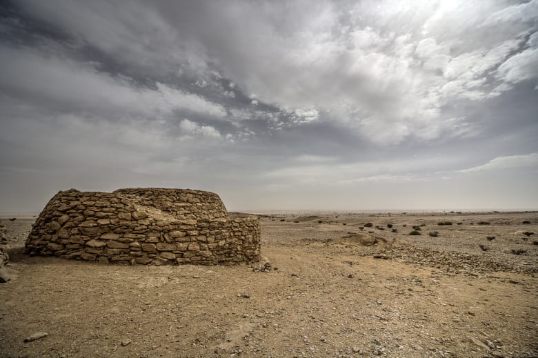 مصور يستكشف هياكل صخرية تشبه"خلايا النحل" في الإمارات